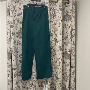 SHEIN Men's Deep Green Dress Pants